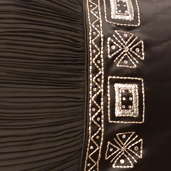 Black Satin Dress - Picture 4 of 4